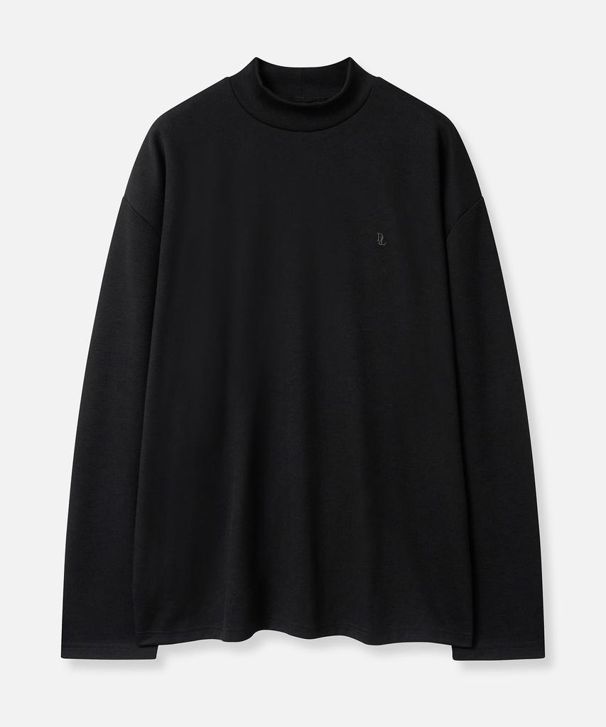 Dibellobeu Essential Semi-Overfit Mock Neck Knit