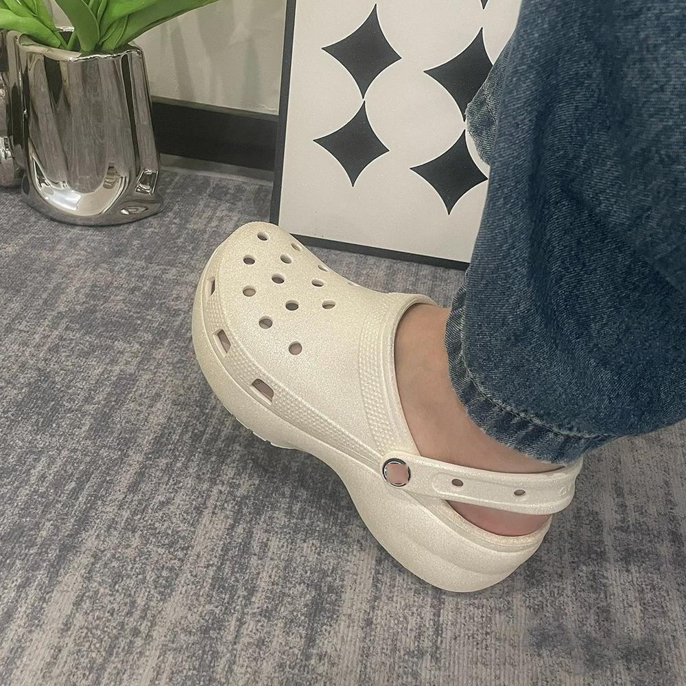 

Дышащие легкие удобные повседневные забродные пляжные сандалии для пар с отверстиями тапочки черные тапочки желе садовые полые EVA 40