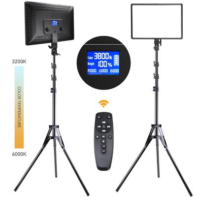 LED Fotografie Videolicht Professionelle Panelbeleuchtung Fotostudio Lampen-Kit Für Aufnahmen Live-Streaming Youbube Tiktok Make-up