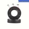 Skeleton Oil Seal Set: Nitrile Rubber Water Pump Seal Rings 14/16/18/20/25 - Oil & Water Resistant