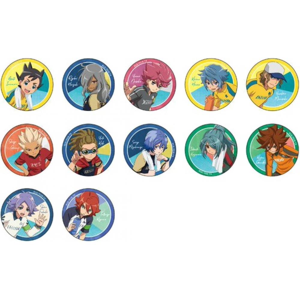 Showa Note Inazuma Eleven Can Badge Collection 1 Box 12 Pcs