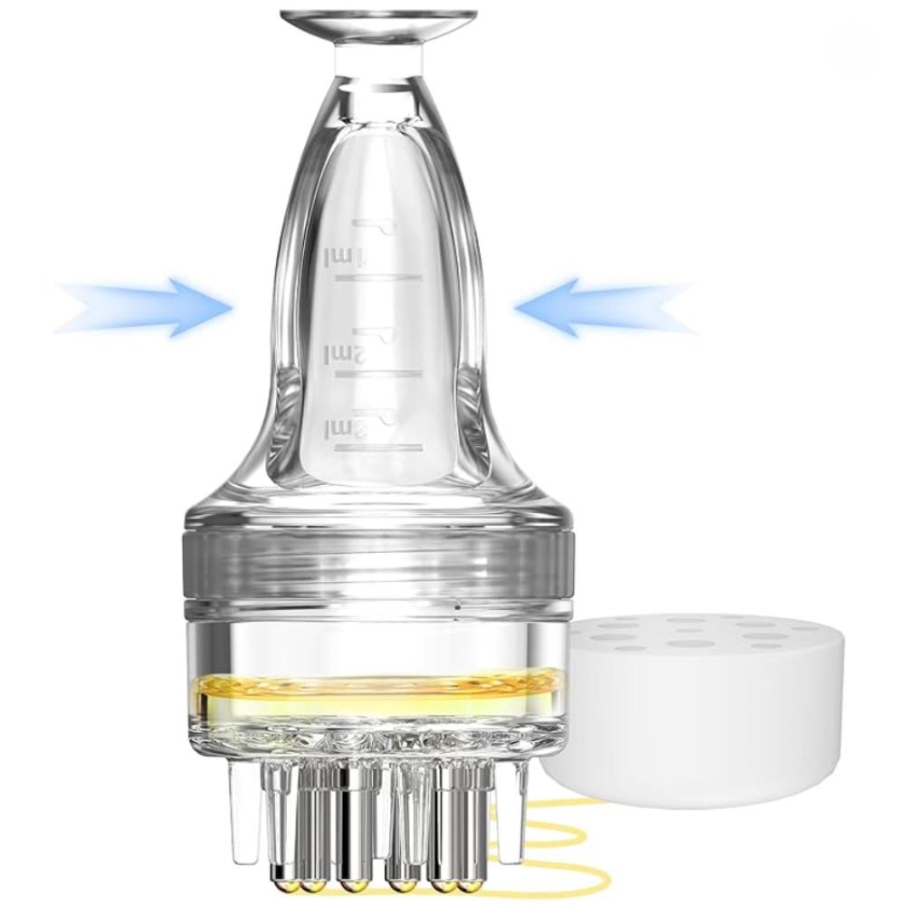 

Аппликатор для миноксидила, Быстрое и эффективное нанесение Без грязных волос Аппликатор для сыворотки Маленький инструмент Флакон-аппликатор для миноксидила Расческа для волос