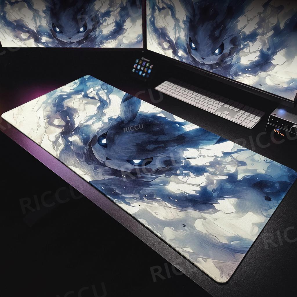 Mouse Pads Gaming P-Pokemons Extended Mechanical Keyboard Pads Offices Accessories Ink Painting Style Mats Anime Computer Carpet