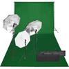 Day and Night - Day and Night Photo Studio Kit with Lights and Background Set