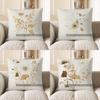 Home Decor Floral Branches Pillow For Elegant Home Decor Pattern Cushion Cover Suitable For Sofa Bedroom Car Pillow Cover