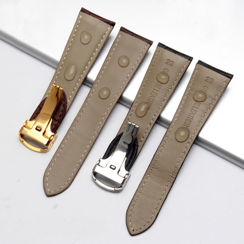Uhrenarmband für Cartier Tank Echtes Leder Uhrenarmband Herren Claire Ledergürtel London Solo Mechanische Uhr Zubehör 25mm