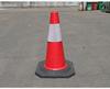 EVA 70cm Uncrushable Reflective Traffic Cone - Red