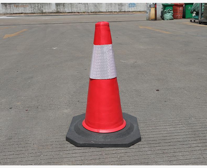 EVA 70cm Uncrushable Reflective Traffic Cone - Red