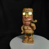 Tiki totemová dekorace na havajskou párty, solární tiki světla venkovní sochy na zahradu, tropická dekorace, zahradní sochy na venkovní terasu