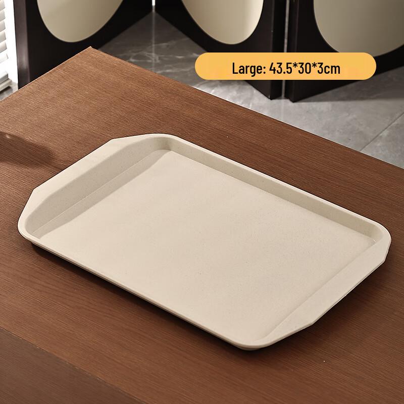 Youde Thickened Rectangular Anti-slip Plastic Trays (Pack of 5)