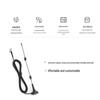 2.4G/5.8G/5G High-Gain Omnidirectional Antenna with Small Suction Cup and TS-9/CRC9 Connectors