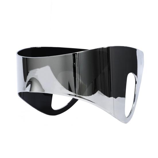 Punk Sunglasses Shield Masque Rectangle Sunglasses Men Women Steampunk Oversized Sunglasses for Daily Outfit Travel Outdoor Sports