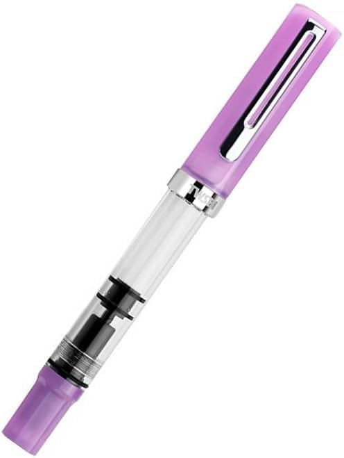 TWSBI Eco Glow Purple Fountain Piston Filling Fine Nib Pen, System, TWC11022, (F) фиолетовый