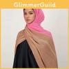 Polyester Shawl With Color Blocking Design Summer Casual Lightweight Wrap For Women