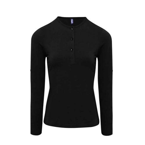 

Premier Womens/Ladies Long John Roll Sleeve T-Shirt XS