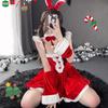 Pure Desire Wind Christmas Dress Red Design Suit Bow Suspender Dress Women's Autumn and Winter Theme Clothing Skirt