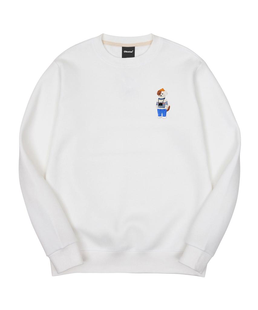 OKSTAR Mini-Me Photographer Brodog Embroidered Double-Sided Sweatshirt (Type B)