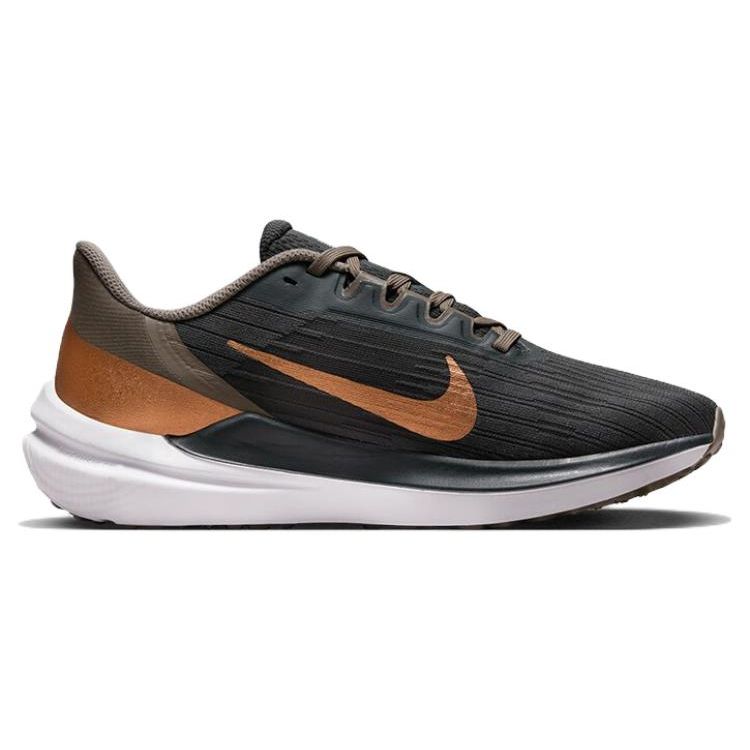 Nike Zapatillas Air Winflo 9 Gris Metalizado Cobre Mujer Oscuro-Humo-Gris Oliva-Gris Metálico-Plata DD8686-005