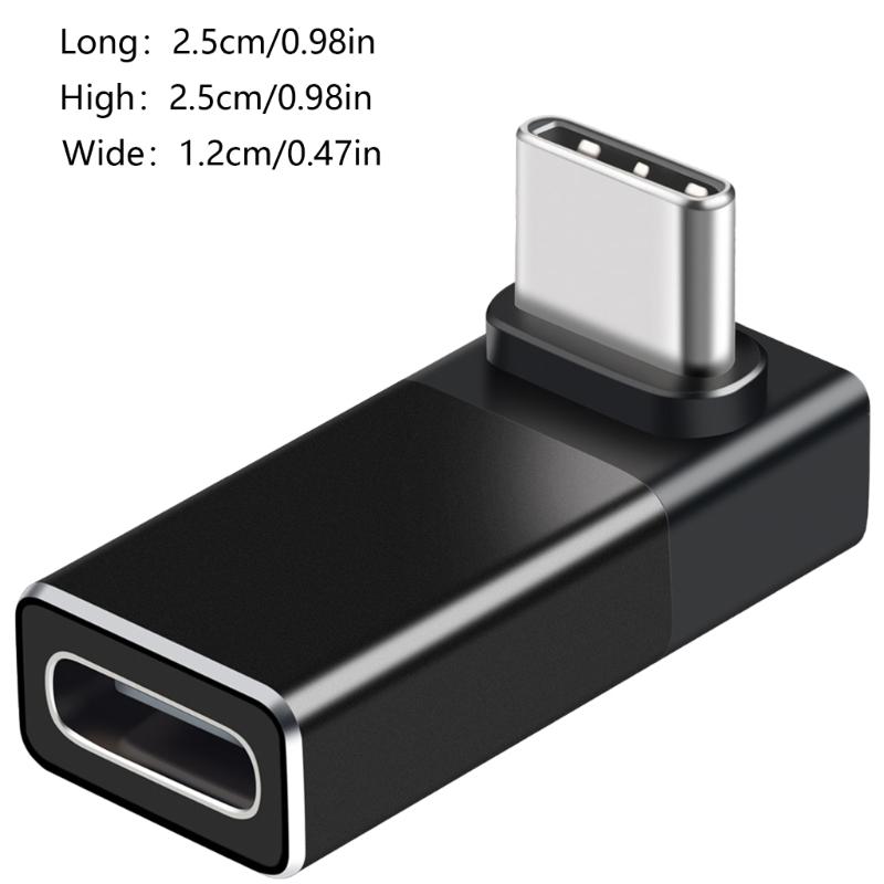 USB C Adapters TypeC Male to Female Adapters Extenders Support 240W Fast Charging 40Gbps Data 8K@60Hz VideoOutput