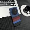 Magnetische Handyhülle mit Karbonfaser-Muster für Honor Magic 8 Pro 5G Luxus-Leder für Honor Magic 8 für Magsafe Stoßfeste Hülle