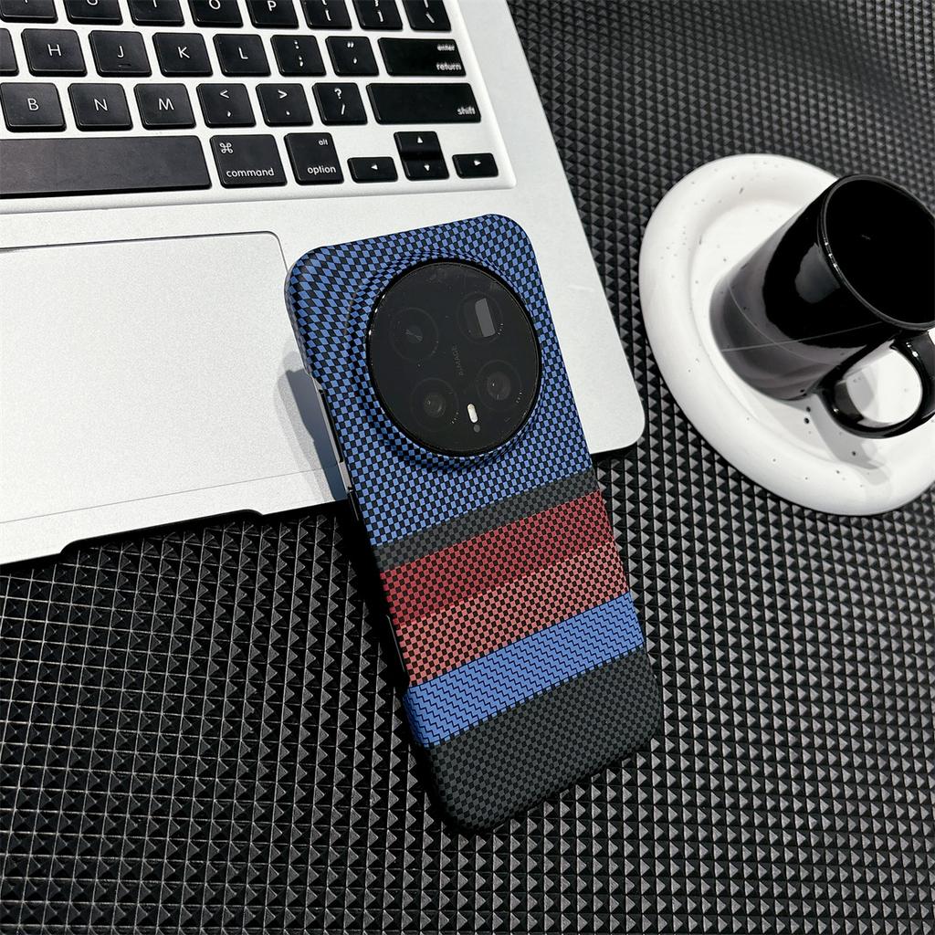Magnetische Handyhülle mit Karbonfaser-Muster für Honor Magic 8 Pro 5G Luxus-Leder für Honor Magic 8 für Magsafe Stoßfeste Hülle