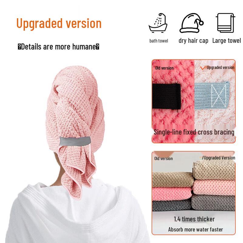 Quick-Dry Hair Towel Wrap