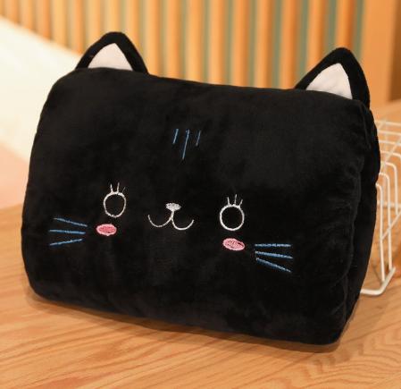 Portable Hand Warmer Plush Cover Rechargeable Electric Hand Warmer Soft Fabric Cute Animal Design Compact Size for Indoor Outdoor Use One Size