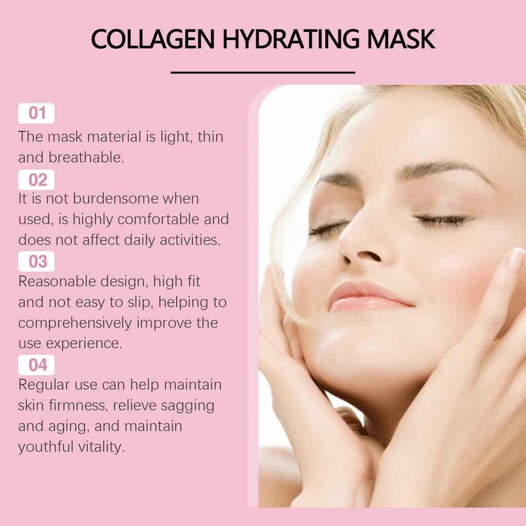 Hoygi Collagen Hydrating Face Mask For Smooth Glowing Skin Nourishing Beauty Care