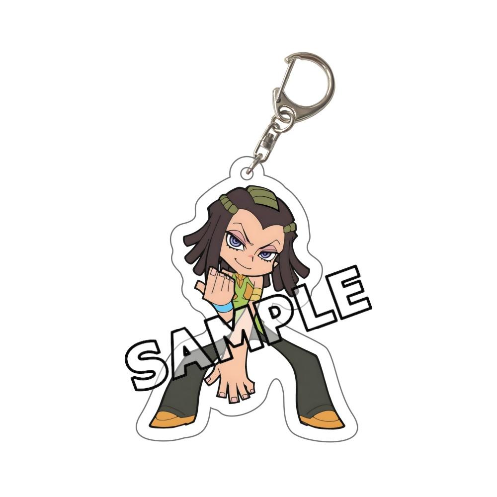 2026 New JoJo Bizarre Adventure Chibi Acrylic Keychain JJBA Jotaro Giorno Jolyne Dio Josuke Bruno Keyring Kawaii Anime Bag Gift
