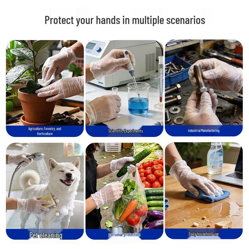 Inco Medical Disposable PVC Protective Gloves (1000 Count)