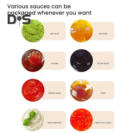 Gewürzspender, Quetschflasche für Soßen, große Kapazität, wiederverwendbarer Gewürzbehälter, Doppelkopf-Küchenwerkzeug für Flüssigkeiten und Soßen