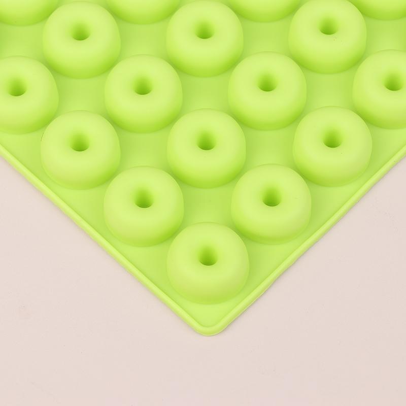 48 Cavity Mini Doughnut Pan Silicone Mold Jelly Candy Chocolate Mold Diy Mini Donuts Party Kitchen Baking Mold Snacks Maker