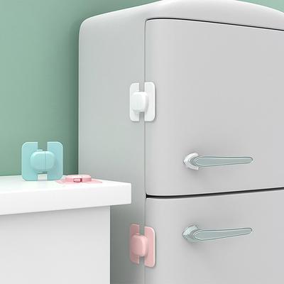 Refrigerator Lock Safety Lock Baby Door Buckle Lock Fixed Buckle Refrigerator Anti Opening Buckle Refrigerator Door Not Closing Tightly Auxiliary Lock