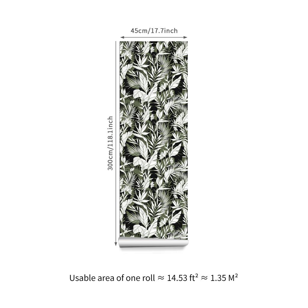 45X300Cm Selbstklebender Wandaufkleber Tapete Kunstmuster Heimdekoration Küche Wohnzimmer Wasserdicht Und Ölfest PVC-Tapete