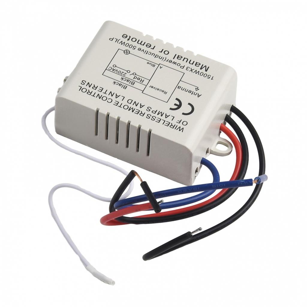 1PCS 1CH ON/OFF 220V Remote Switch Light Wireless Wall Remote Switch Receiver