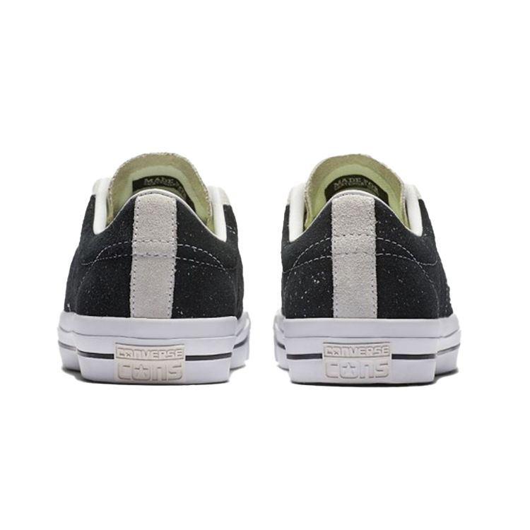 Converse One Star Series Comfortable Versatile Low Top Canvas Shoes Unisex Sneakers Black White 155526c