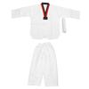 Taekwondo Dobok Suit Rugged Comfortable Breathable Taekwondo Training Uniform for Children Height 136 146cm