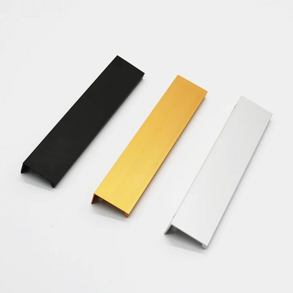 1Pcs Long Pull Hidden Handles With 16mm Screws Drawer Knobs Durable Cabinet Pulls  Home DIY