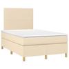 VidaXL Slat Bed Base with Mattress and LEDs, Upholstered Bed, Double Bed, Adult Bedroom Interior Bed, 3135266