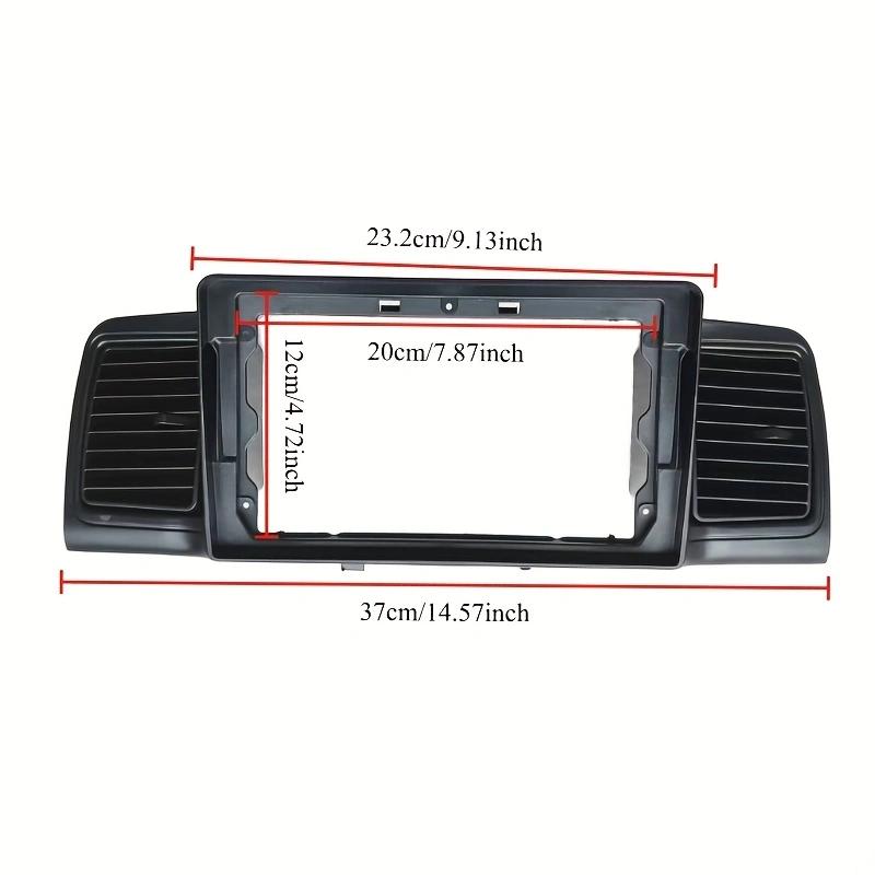 2 Din Car Radio 9'' Face Frame ForToyota Corolla E120 E 120 for BYD F32007-2011 Dashboard Fascia Stereo Panel Dash Kit