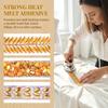 Golden Hot Fix Rhinestone Trim Wheat Ear Design Resin Hot Fix Rhinestone Tape  Cosmetic Decor