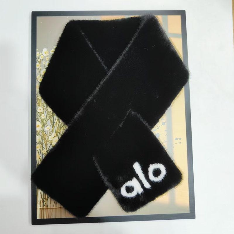 Camellia imitation rabbit fur scarf 23 winter fashionable and elegant women's warm neck cover neck protection small fragrant wind scarf