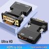 HDMI To VGA One-Way Video Adapter for Computers, Projectors, TVs, and Monitors