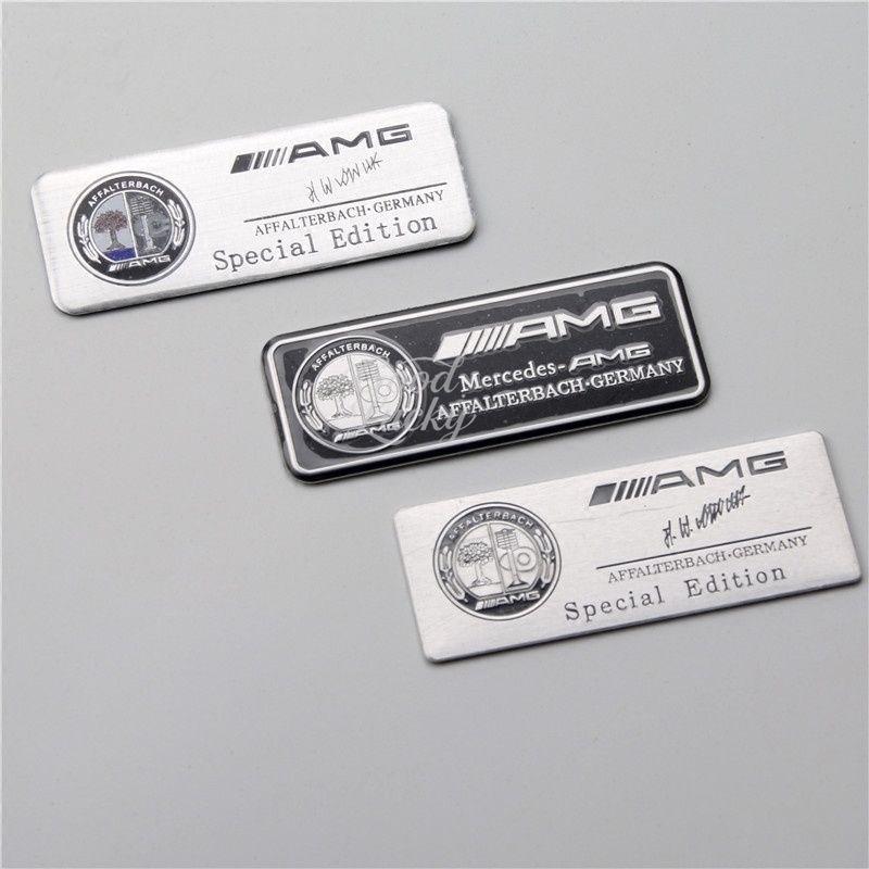 CQP1 For Mercedes-Benz C200 GLE 300L GLC260L GLA GLB CLA Models With AMG Logo Stickers for Side Stickers And Decorative Stickers.