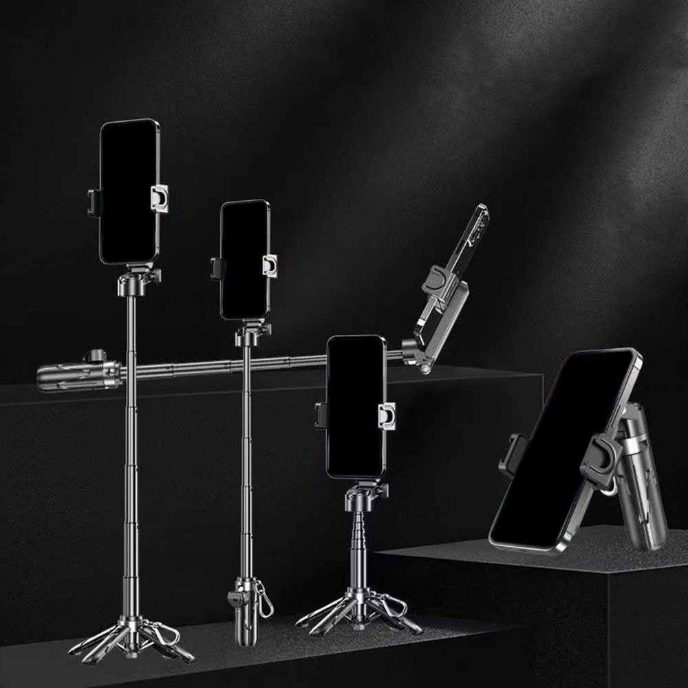 3 in 1 Bluetooth Selfie Stick Extendable Phone Stand Mobile Phones Grip Live Broadcast