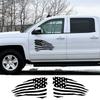 Universal Car USA Flag Sticker For Cars SUV Trucks Vehicle Door Side Window Windshield America Flag Decor Decal