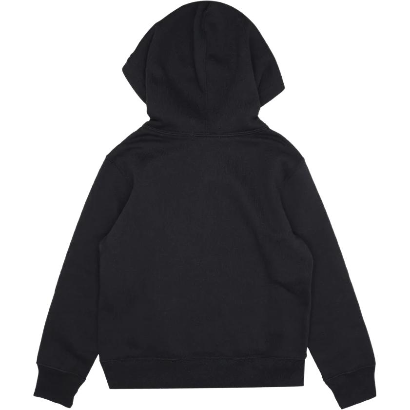 Polo Ralph Lauren Hoodie Logo Embroidery Solid Color Pullover Kids Hoodies Black 323749954-001