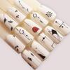 Blommönster Nageldekaler Nail Art Decor Gel Polish Animal Sticker Manikyrfolie