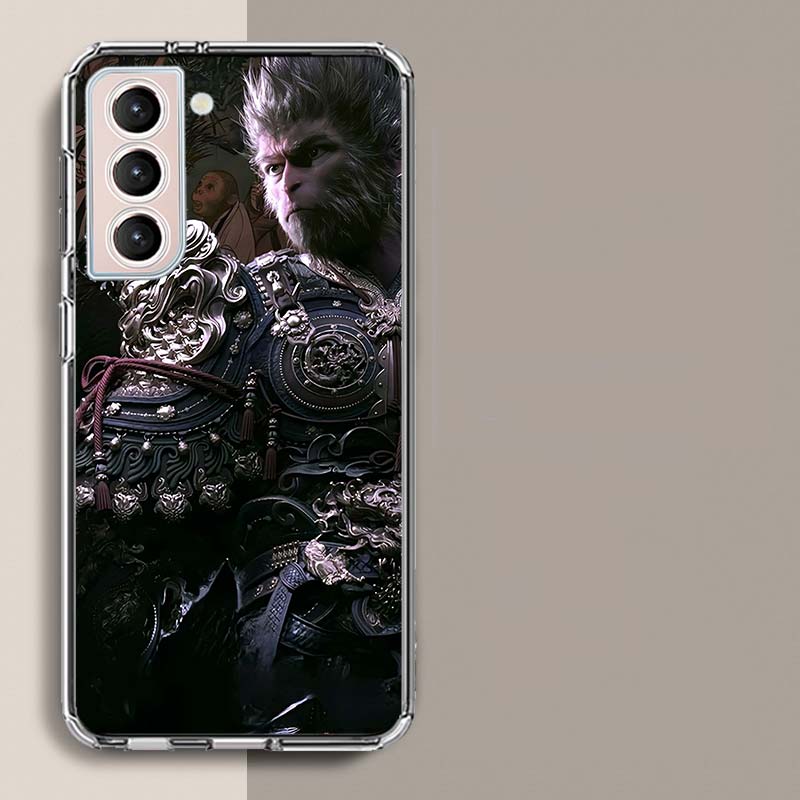 Black Myth Wu Kong Phone Case For Samsung Galaxy S25 Edge S24 S23 FE S21 S20 S10 Plus S22 S26 Ultra Cover Clear Cases TPU Capa S
