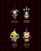 Pop Mart Halloween Vinyl Plush Doll Keychain "Why So Serious" Blind Box Toy